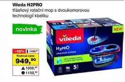 Barvy a laky drogerie Vileda H2PRO třásňový rotační mop s dvoukomorovou technologií kbelíku nabídka