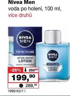 Barvy a laky drogerie Nivea Men voda po holení nabídka