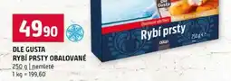 Terno DLE GUSTA RYBÍ PRSTY OBALOVANÉ 250 g nemleté nabídka