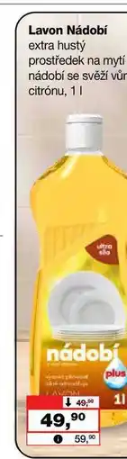 Barvy a laky drogerie Lavon Nádobí extra hustý prostředek na mytí nádobí se svěží vůn citrónu nabídka