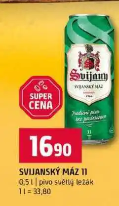 Terno SVIJANSKÝ MÁZ 11 0,5l pivo světlý ležák nabídka