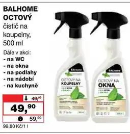 Barvy a laky drogerie BALHOME OCTOVÝ čistič na koupelny nabídka
