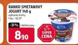 Terno RANKO SMETANOVÝ JOGURT 140 g vybrané druhy nabídka