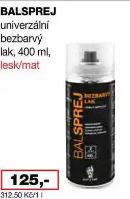 Barvy a laky drogerie BALSPREJ univerzální bezbarvý lak nabídka