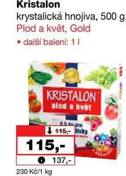 Barvy a laky drogerie Kristalon krystalická hnojiva nabídka