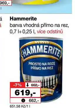 Barvy a laky drogerie Hammerite barva vhodná přímo na rez nabídka