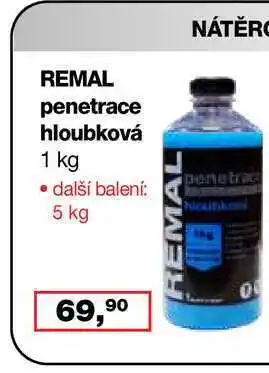 Barvy a laky drogerie REMAL penetrace hloubková nabídka