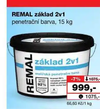 Barvy a laky drogerie REMAL základ 2v1 penetrační barva nabídka