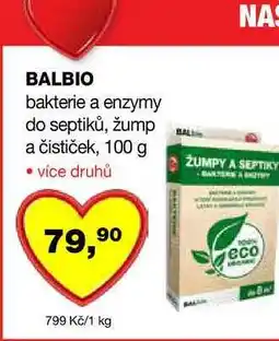 Barvy a laky drogerie BALBIO bakterie a enzymy do septiků, žump a čističek nabídka