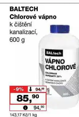Barvy a laky drogerie BALTECH Chlorové vápno k čištění kanalizací nabídka