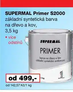 Barvy a laky drogerie SUPERMAL Primer S2000 základní syntetická barva na dřevo a kov nabídka