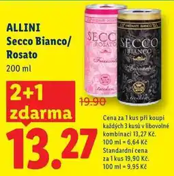 Lidl ALLINI Secco Bianco/ Rosato nabídka