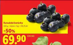 Lidl Kanadské borůvky, 400 g balení nabídka
