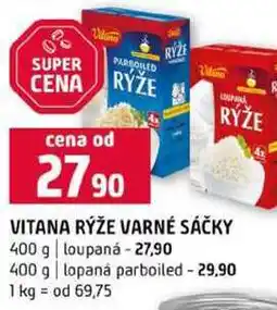 Terno VITANA RÝŽE VARNÉ SÁČKY 400 g loupaná 400 g lopaná parboiled nabídka