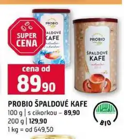 Terno PROBIO ŠPALDOVÉ KAFE 100 g s cikorkou 200 g nabídka