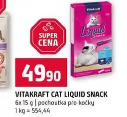 Terno VITAKRAFT CAT LIQUID SNACK 6x 15 g pochoutka pro kočky nabídka