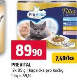 Terno PREVITAL 12x 85 g kapsička pro kočky nabídka