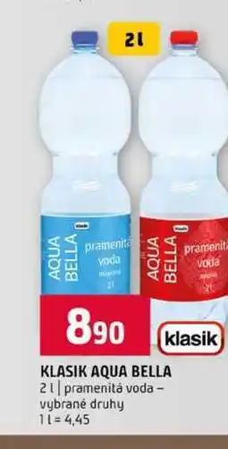Terno KLASIK AQUA BELLA 2l pramenitá voda vybrané druhy nabídka