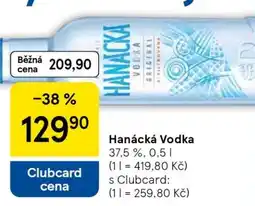 Tesco Hanácká Vodka nabídka