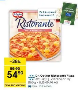Tesco DR. Oetker Ristorante pizza nabídka