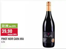 Ratio Pinot noir cara mia nabídka