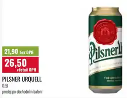 Ratio Pilsner urquell nabídka