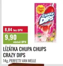 Ratio Lízátka chupa chups crazy dips nabídka
