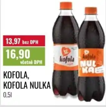 Ratio Kofola, kofola nulka nabídka