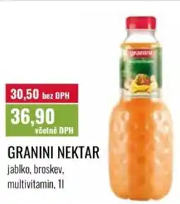 Ratio Granini nektar nabídka