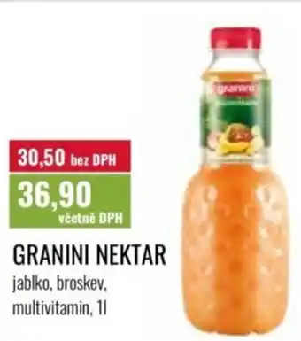 Ratio Granini nektar nabídka