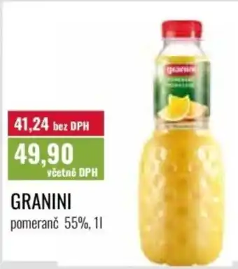 Ratio Granini pomeranč 55% nabídka