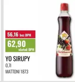 Ratio Yo sirupy nabídka