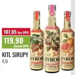 Ratio Kitl sirupy nabídka
