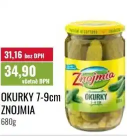 Ratio Okurky 7-9cm znojmia nabídka