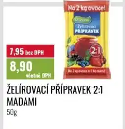 Ratio Želírovací přípravek 2:1 madami nabídka