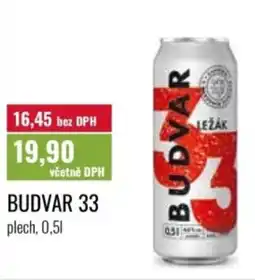 Ratio Budvar 33 nabídka