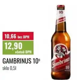 Ratio Gambrinus 10° nabídka