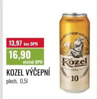 Ratio Kozel výčepní nabídka