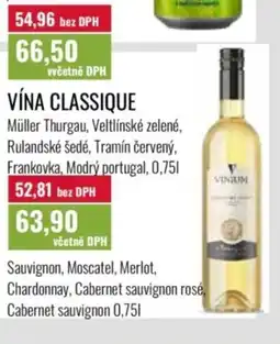 Ratio Vína classique nabídka