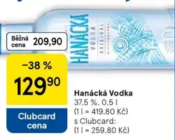 Tesco Hanácká Vodka nabídka