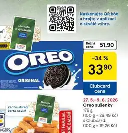Tesco Oreo sušenky nabídka
