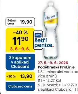 Tesco Poděbradka ProLinie nabídka