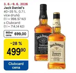 Tesco Jack Daniel‘s nabídka