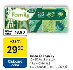 Tesco Tento kapesníky nabídka