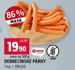 Terno Debrecínské párky nabídka