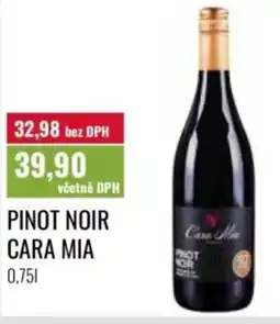 Ratio Pinot noir cara mia nabídka
