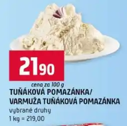 Terno TUŇÁKOVÁ POMAZÁNKA/VARMUŽA TUŇÁKOVÁ POMAZÁNKA nabídka