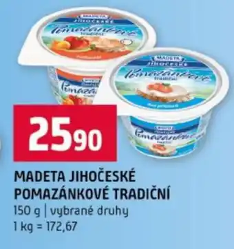 Terno Madeta Jihočeské Pomazánkové tradiční nabídka