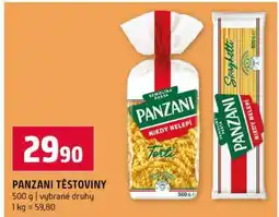 Terno Panzani Těstoviny nabídka