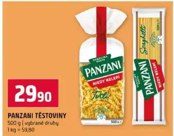 Terno Panzani Těstoviny nabídka
